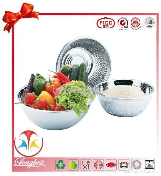 Stainless Steel Salad Bowls Food Grade Material Nice kitchenware  3