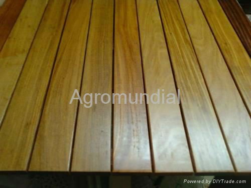 Teak wood flooring