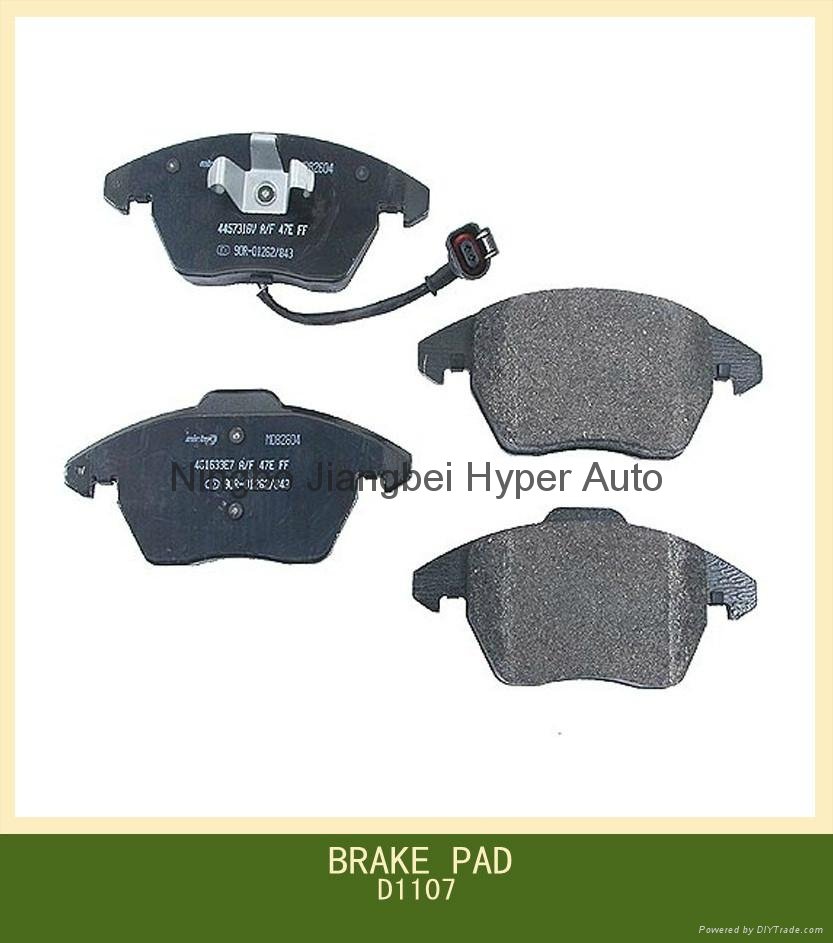  D1107  front disc brake pads price  for Volkswagen