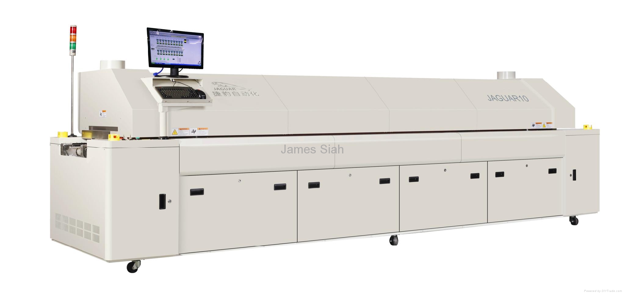 New Reflow Oven with Center Support for PCBA (R10) 1