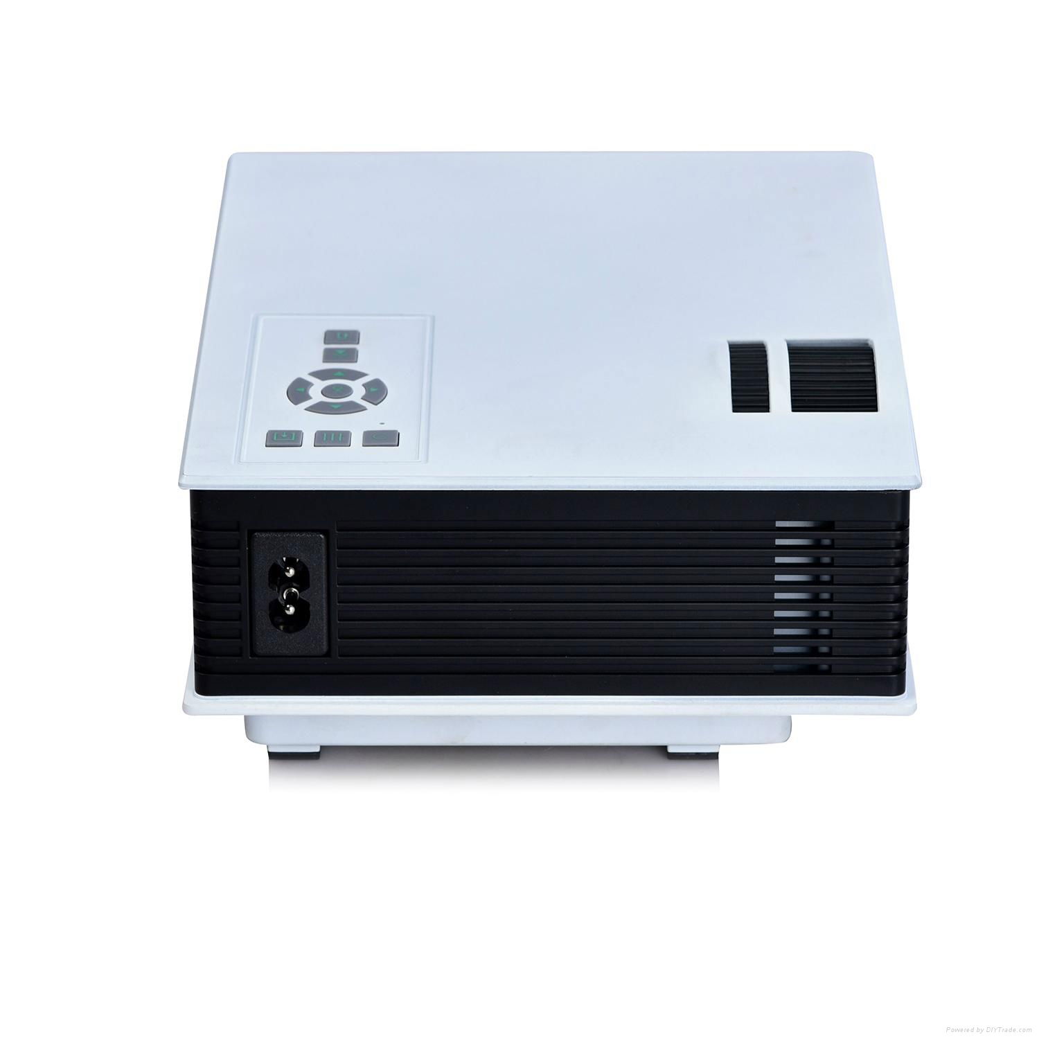 2015 Newest Mini Projector 800Lumens WVGA(800*480) LCD Technology.