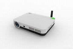 High quality and resolution 3D HD mini led projector with newest Andriod system