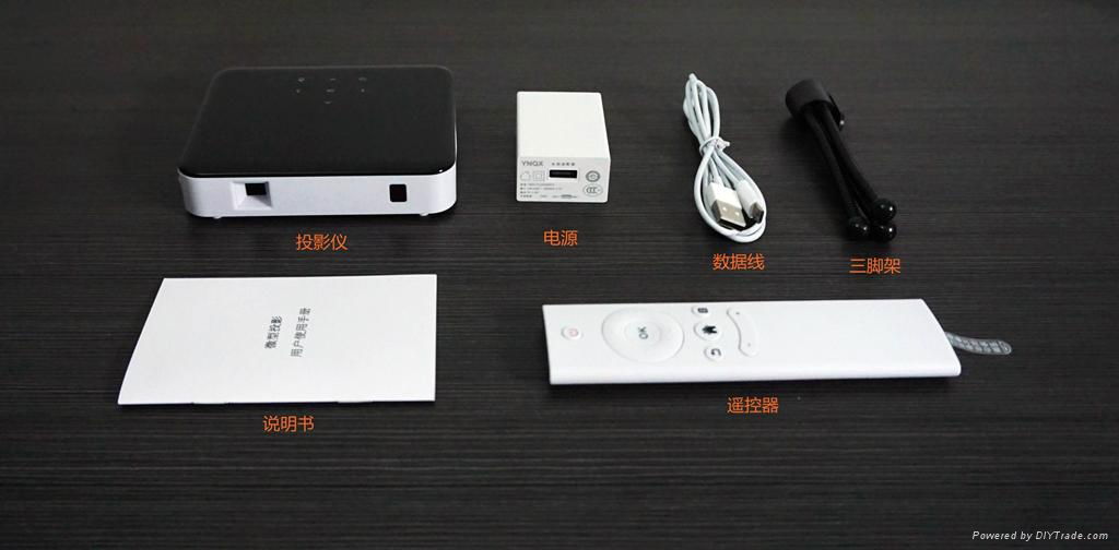 HD video mini projector touch sence more convinent to controll 4