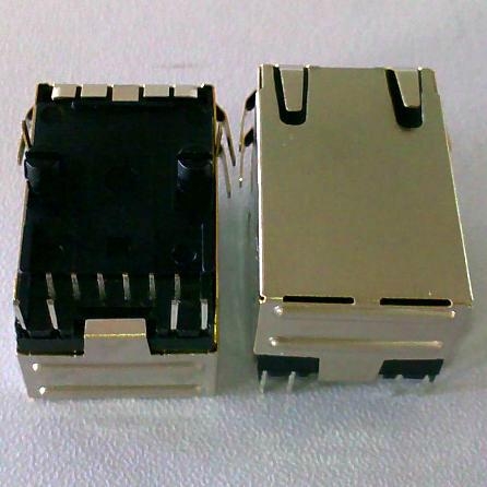 RJ45网口100M安费诺插座