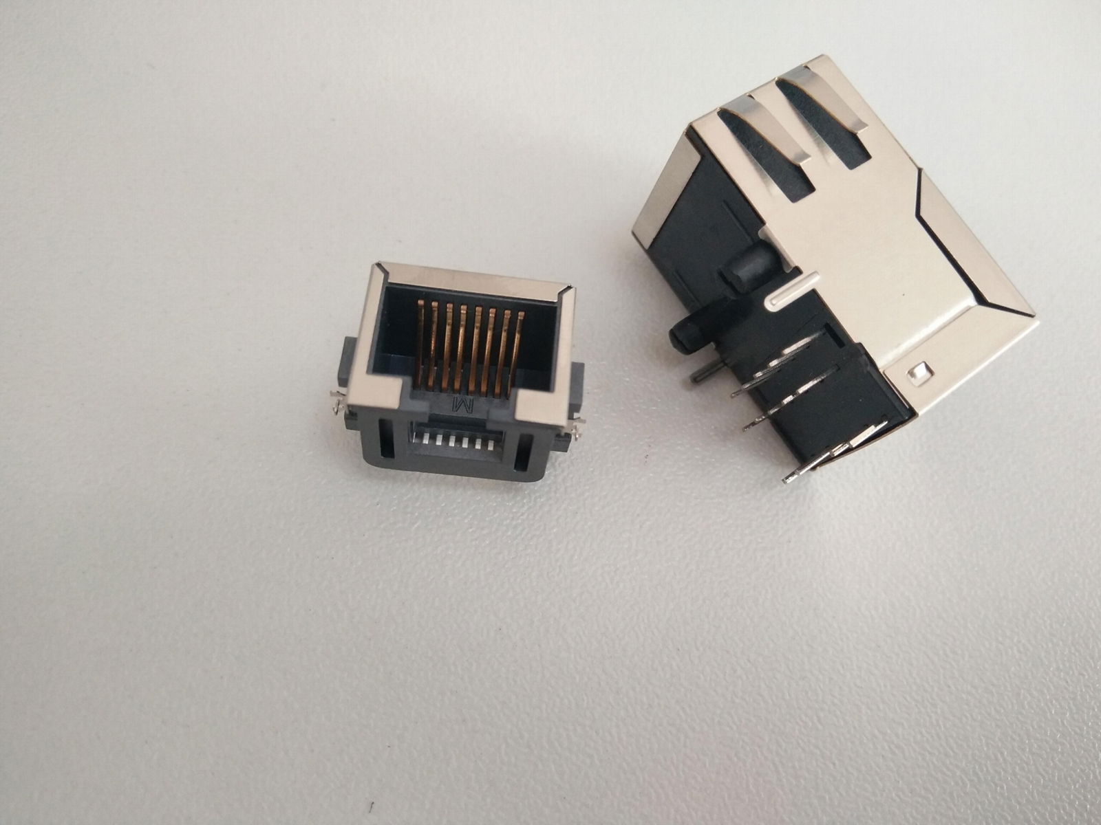RJ45 PCB Jack with LED around computer 3
