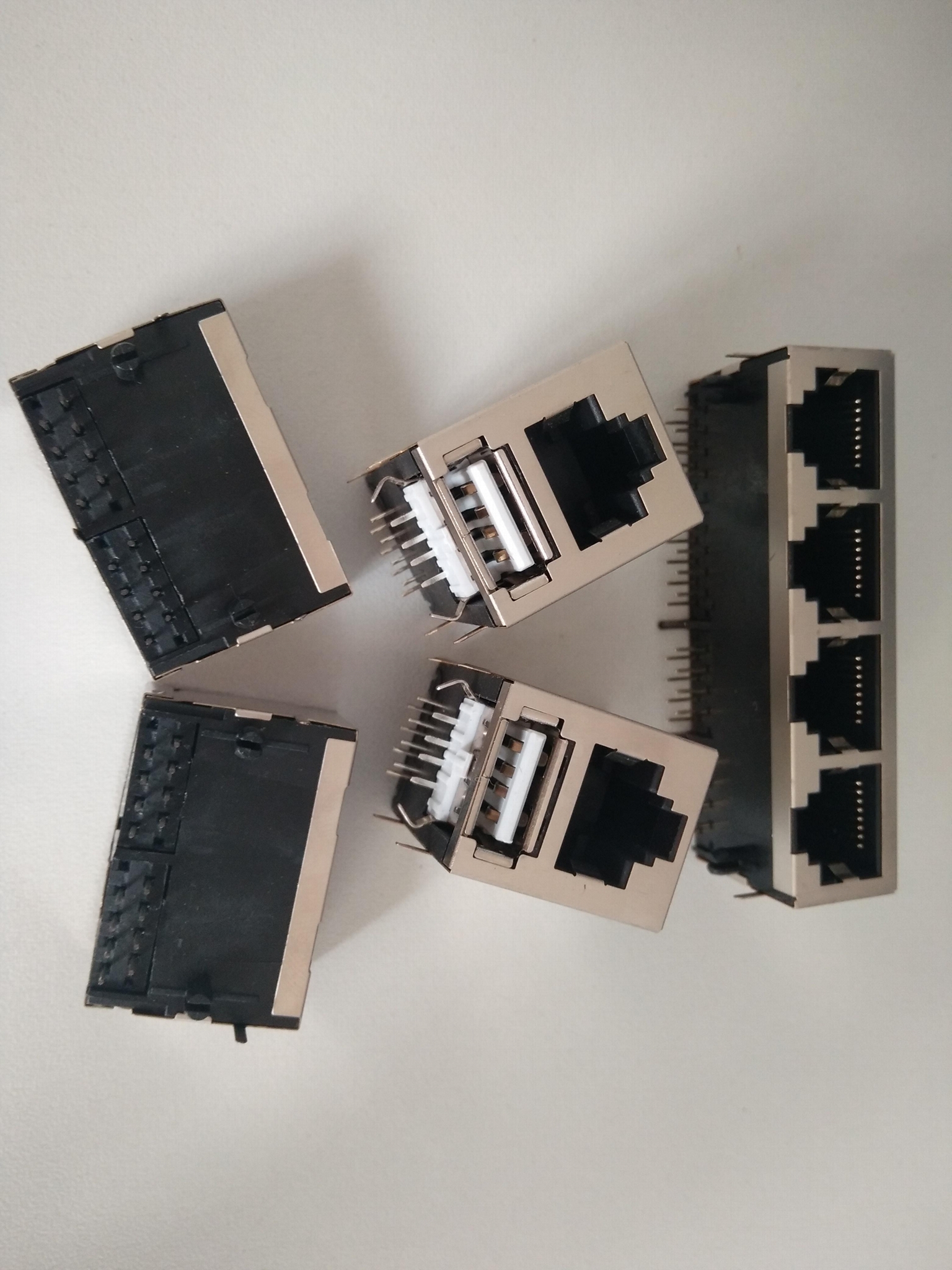 rj45网口周边pcb母座连接器