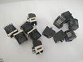 RJ45網口直通插座全塑無LED連接器 3