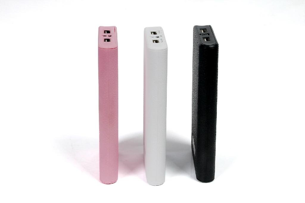 11000mAh power bank for USB devices with dual USB output 3
