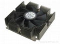 cpu fan with heatsink, black anodizing and drilling holes heatsink 1