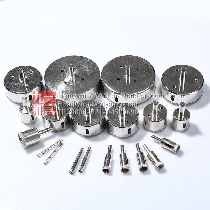 2014 sale 6mm diamond core drill bit glass tile hole making tool hole saw set 5