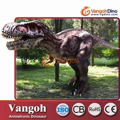 silicon rubber animatronic dinosaur