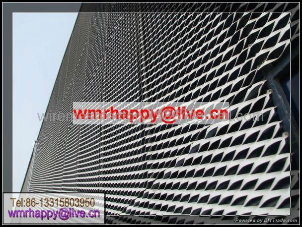 aluminum expanded metal curtain wall paneling 2