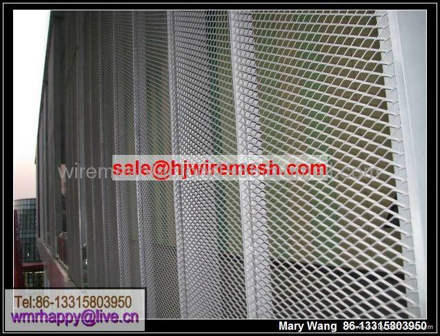 aluminum expanded metal curtain wall paneling 3