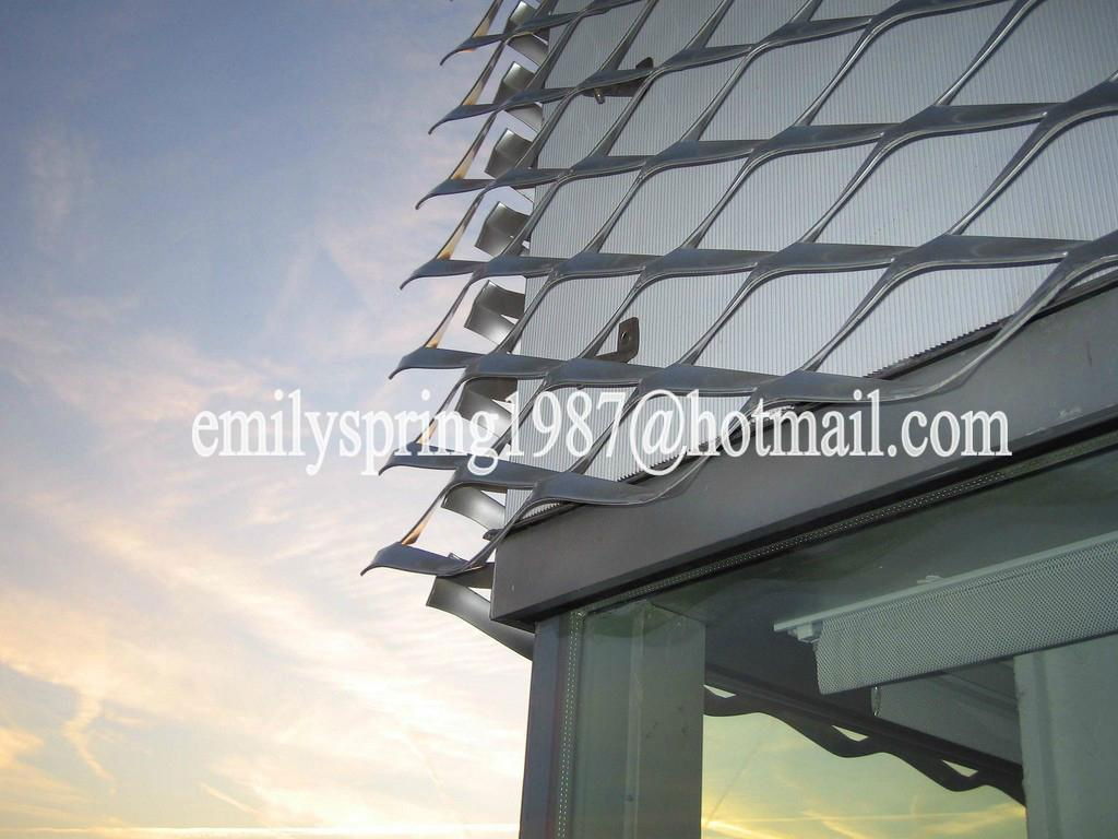 Curtain wall aluminum expanded metal mesh panel 2