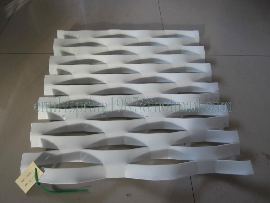 Curtain wall aluminum expanded metal mesh panel 3