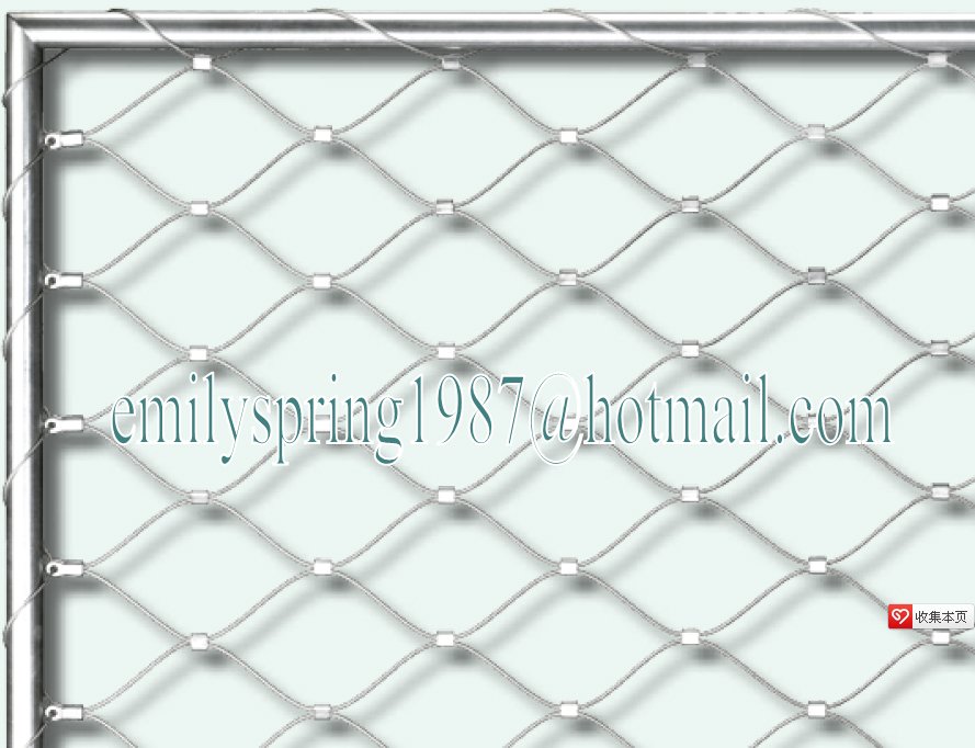 Stainless Steel rope Mesh for architectural decoration