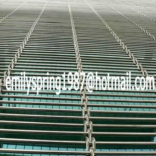 rod cable woven metal curtains