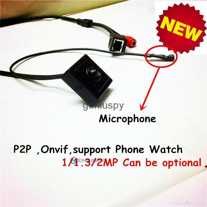 Mini Audio Video Camera Ip 1080P Onvif 2 Megapixel Pinhole IP camera Hidden 4