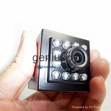 Low Lux CMOS Senor 1080P 2MP 10Pcs 940nm Ir Leds Super Hidden Mini POE Ir Ip Cam 2