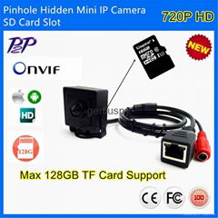 720P HD P2P Onvif H.264 Sd Card Storage