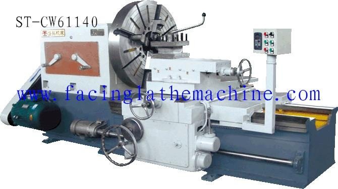 CNC Horizontal Lathe Machine Processing large diameter flang