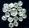 rough white HPHT synthetic diamond