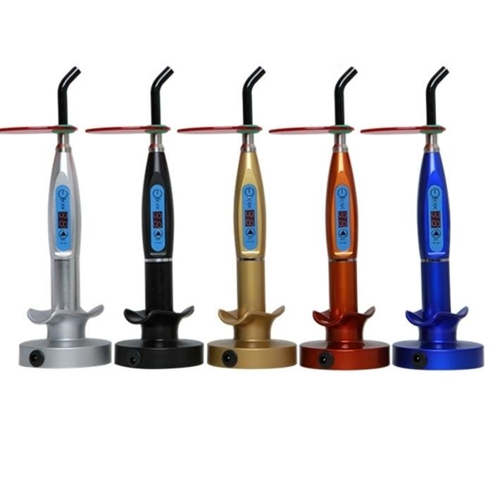 new design big power 5 W colorful cordless Dental LED curing light