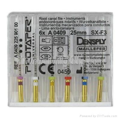 Dental Dentsply Rotary ProTaper Files Niti Root Canal Files SX-F3