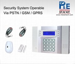 GSM/PSTN Wireless Home Alarm