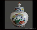 Wholesale decorative china ceramic ginger jar