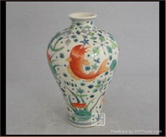 Home Decorative Famille rose Porcelain Vase 