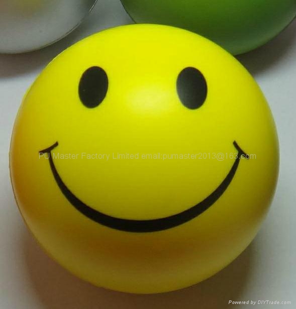 polyurethane foaming poof balls stress ball items with custom logo available 2