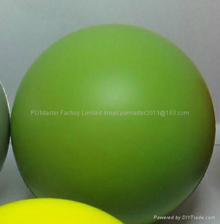 polyurethane foaming poof balls stress ball items with custom logo available 4