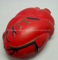 2014 selling well new style PU stress Human Organs promotional gift customize 