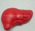 2014 hot selling item PU stress Human Organs promotional gift promotional items