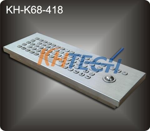 Industrial stainless steel PC Keyboard 4