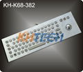 Vandal proof metal panel mount PC keyboard 2