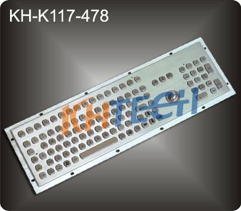 IP65 rated stainless steel industrial PC-Keyboard 3