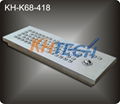 IP65 Desktop Stainless Steel PC Keyboard