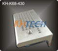 Vandal proof metal desktop PC-Keyboard