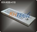 Vandal proof metal desktop PC-Keyboard 2