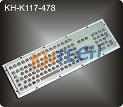 R   ed metal standard PC Keyboard