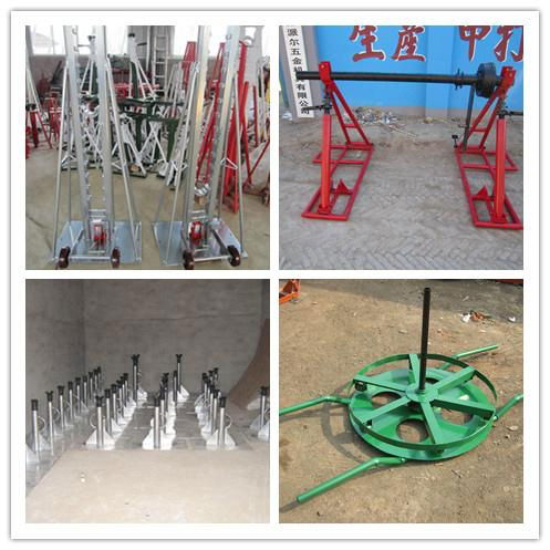 Hydraulic cable drum jack