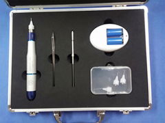 Portable FUE hair transplant follicular extractor