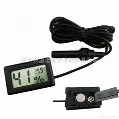 Mini Digital Hygrometer Thermometer Black