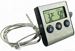 磁鐵烤肉食品廚房溫度計和計時器