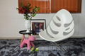 Modern Leisure Fiberglass Fishbone lounge chair 4