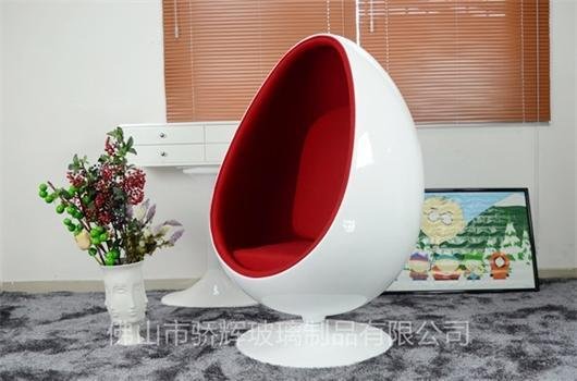 JH-069 Replica  Eero Aarnio home furniture fiberglass oval egg chair