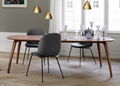 Modern design home furniture fiberglass Gubi Bettle dining table 1