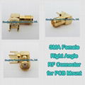 SMA Female Right Angle PCB Mount RF